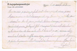 32  FLEURANCE 1943 LETTRE DE PRISONNIER DE DAVASSE AUGUSTIN - Fleurance