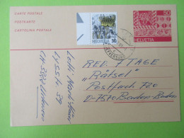 Helvetia - Suisse Entier Postal De 1989 - Stamped Stationery