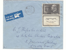 Israël - Lettre De 1953 - Oblit Haifa - Exp Vers London - - Cartas & Documentos