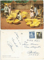 Nigeria - Village Market Near Kaduna - North Region - Color Pcard 25feb1964 - Nigeria