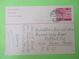Helvetia - Suisse Entier Postal De 1987 - Stamped Stationery