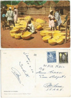 Nigeria - Village Market Near Kaduna - North Region - Color Pcard 25feb1964 - Afrique