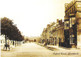 REPRODUCTION CARD, OXFORD ROAD, WOODSTOCK, OXFORDSHIRE. ENGLAND. UNUSED POSTCARD Mm8 - Otros & Sin Clasificación