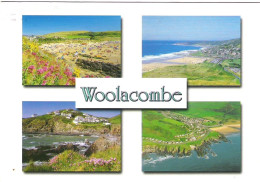 SCENES FROM WOOLACOMBE, NORTH DEVON, ENGLAND. USED POSTCARD Mm8 - Altri & Non Classificati