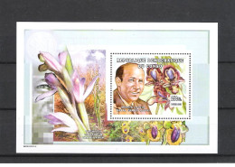 Democratic Republic Of Congo 2002 Nobel Prize Laureats And Orchids S/S MNH ** - Nuovi