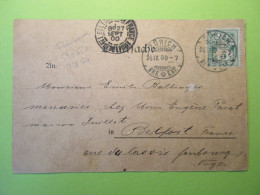 Helvetia - Suisse Entier Postal De 1900 - Entiers Postaux