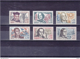 FRANCE 1963 Célébrités Yvert 1370-1375 NEUF** MNH Cote : 8,50 Euros - Unused Stamps