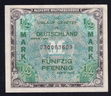 Alliierte Militärbehörde AMB: ½ Mark 1944 (AMB-1a) - 1/2 Mark