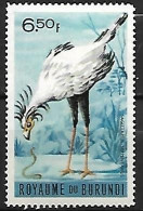 Burundi - MNH ** 1965 :  Secretarybird -   Sagittarius Serpentarius - Eagles & Birds Of Prey