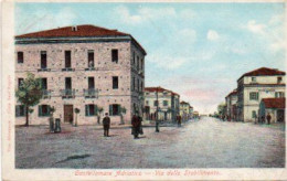 ITALIA - CASTELLAMMARE ADRIATICO - Via Stabiliunento, Animata, Viag.1904 - Fran 2023-2-40,41 - Andere & Zonder Classificatie