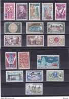 FRANCE 1968 Yvert 1542 + 1548 + 1554 + 1558-1566 +  1571-1576 NEUF** MNH Cote : 7,10 Euros - Neufs