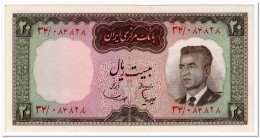 IRAN, 20 RIALS,1965,SIGN 10,P.78b,AU - Iran