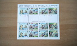 Tuvalu Bicentenary Of The Death Ca0tain J. Cook MNH. - Tuvalu (fr. Elliceinseln)