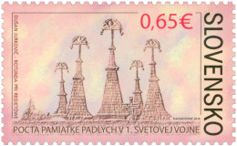 ** 565 Slovakia WWI 2014 - Unused Stamps