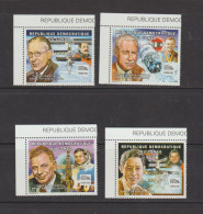 Democratic Republic Of Congo 2002 Nobel Prize Laureats And Space Set MNH ** - Nobel Prize Laureates