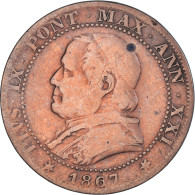 Monnaie, Vatican, Soldo, 1867 - Vatikan