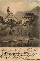 Gesäuse/Steiermark - Gesäuse, Kirche Und Pfarrhof, Palfau - Gesäuse