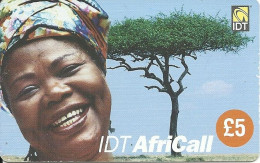 Great Britain: Prepaid IDT - AfriCall 12.04 - Autres & Non Classés