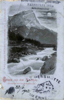 Gesäuse, Hesshütte Am Hochthor, Gruss Aus Dem Ennsthale, - Gesäuse