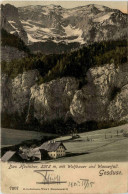 Gesäuse/Steiermark - Gesäuse, Das Hochtor Mit Wolfbauer Und Wasserfall - Gesäuse