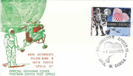 Postzegels > Oceanië > Samoa Brief Tgv  Landing 7-8-71 Apollo 15 (16968) - Samoa