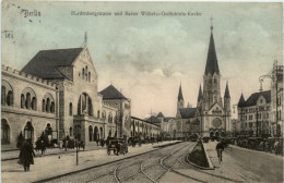 Berlin-Charlottenburg - Hardenbergstrasse Und K.W.-Gedächtnis Kirche - Charlottenburg