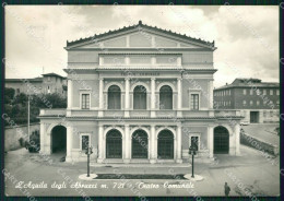 L'Aquila Città Teatro Comunale Foto FG Cartolina ZK1202 - L'Aquila