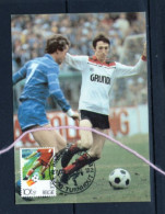 (alm)  CARTE MAXIMUM BELGIE BELGIE FOOTBALL RWDM AA GENT OBL TURNHOUT 1982 VAN DER ELST MUCHER - 1981-1990