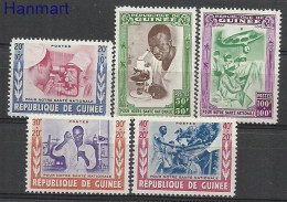 Guinea 1960 Mi 37-41 MNH  (ZS5 GUR37-41) - Secourisme