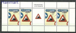 Suriname 2003 Mi Sheet 1883 Cancelled  (SZS3 SRNark1883) - Ongevallen & Veiligheid Op De Weg