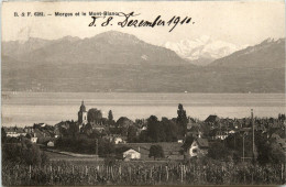 Morges Et Le Mont Blanc - Morges