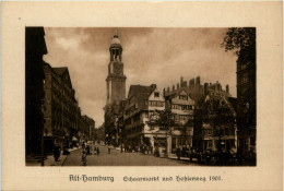 Hamburg/div.Stadtteile - Alt-Hamburg, Schaarmarkt Und Hohlerweg 1901 - Autres & Non Classés