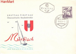 Austria 1961 Mi 1102 FDC  (FDC ZE1 AST1102) - Briefmarken