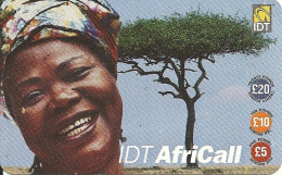 Great Britain: Prepaid IDT - AfriCall 90 Days - Andere & Zonder Classificatie