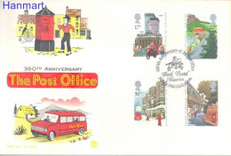 United Kingdom Of Great Britain & Northern Ireland 1985 Mi 1035-1038 FDC  (FDC ZE3 GBR1035-1038a) - Puentes