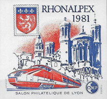 France 1981 - Bloc CNEP N°2 - RHONALPEX - CNEP