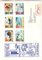 U.P.U. - Haute Volta - Lettre Recom De 1974 - GF - Oblit Ougadoudou - Timbres NON Dentelés - Rare Sur Lettre - - Upper Volta (1958-1984)