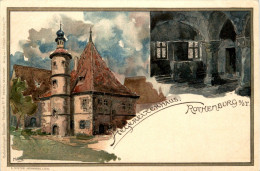 Hegereiterhaus Rothenburg - Litho - Rothenburg O. D. Tauber