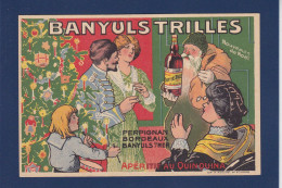 CPA Publicité Alcool Non Circulé Art Nouveau Père Noël Voir Scan Du Dos Perpignan - Publicité