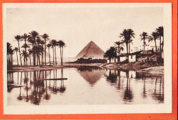 21990 / ⭐ (•◡•) GUIZEH Gizeh Egypte Paysage Avec Pyramides ◉ GIZA Piramids Landscape Egypt 1918 ◉ LIVADAS COUTSICOS 608 - Gizeh