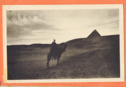 21982 / ⭐ CAIRO Dromedary Rider At Pyramids At Sunset ◉ LE CAIRE Dromadeur Pyramides Coucher Soleil ◉ Editeur A.B ASTRO - Cairo