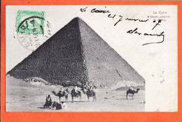 21977 / ⭐ LE CAIRE Egypte ◉ Grande Pyramide De CHEOPS Khéops 1907 à PENTECOUTEAU Rue Longchamp Paris ◉ Cairo Egypt - Kairo