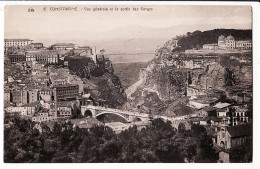 21751 / ⭐ CONSTANTINE Algérie Sortie Des Gorges Vue Generale Pont SIDI RACHED 1910s CHAPELLE N°5 Algeria Algerij - Constantine