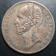 Netherlands 1 Gulden William Willem II 1848 VF - 1840-1849: Willem II.