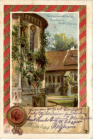 Hildesheim - Der 1000jährige Rosenstock - Litho - Hildesheim