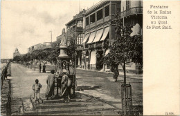 Port Said - Fontaine De La Reine Victoria - Puerto Saíd