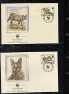 BURUNDI  1758-1761, 4 FDC, WWF, Weltweiter Naturschutz: Serval, 1992 - Nuovi