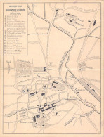 52-BOURBONNE-LES-BAINS- NOUVEAU PLAN DE BOURBONNE LES BAINS -DOUBLE CARTE - Bourbonne Les Bains