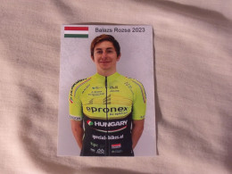 Balazs Rozsa- Epronex Hungary Cycling Team - 2023 (photo Kodak) - Cyclisme