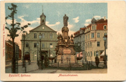Rastatt - Rathaus - Litho - Rastatt
